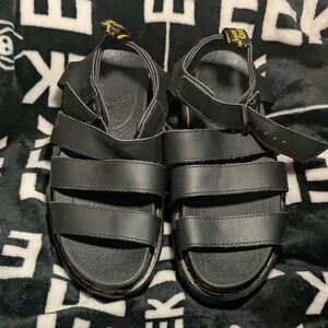 Dr. Martens Black Sandals 8
